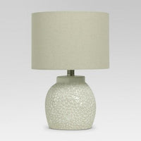 
              Floral Textured Ceramic Accent Lamp Shell  - Threshold™ MCI
            