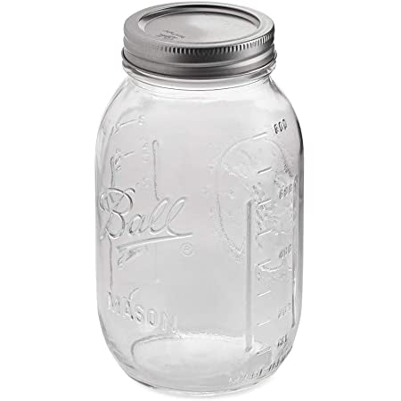 Ball 32oz 12pk Glass Regular Mouth Mason Jar with Lid and Band
