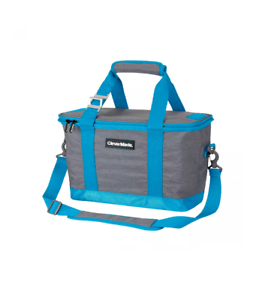 Clevermade Tahoe Cooler Blue Gray 8 Gal 50can Collapsible Softside Leakproof