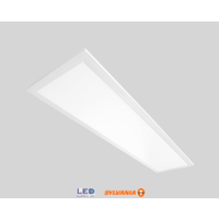 
              Panneau éclairé Sylvania Edge, 32 watts, 120-277V, 0-10V Gradable, 80+ CRI, 3500K, 1x4, finition blanche, avec sauvegarde d'urgence
            