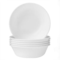 Corelle 18oz 6pk Glass Cereal Bowls White