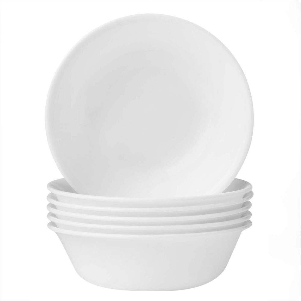 Corelle 18oz 6pk Glass Cereal Bowls White