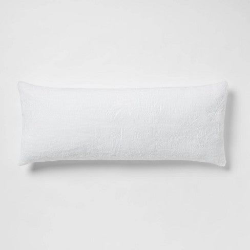 Plush Body Pillow Cover Fresh White - Room Essentials™