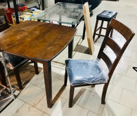 
              Dining Table With 2 Chairs - Cappuccino,Silver Or Cherry
            