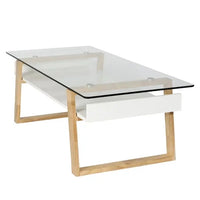 wayfair coffee table glass desk
