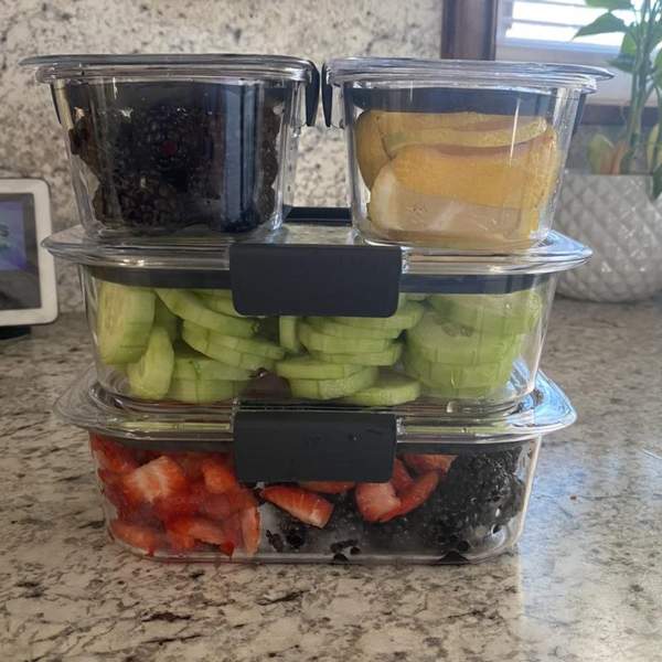 Rubbermaid 10pc Brilliance Leak Proof Food Storage Containers with Airtight Lids