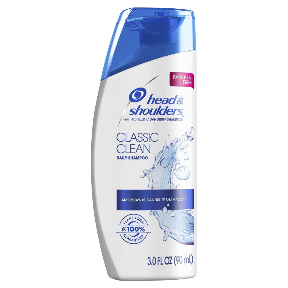 Head and Shoulders Classic Clean Anti-Dandruff Shampoo, 3 Fl Oz/90mL DLC:OCT/22