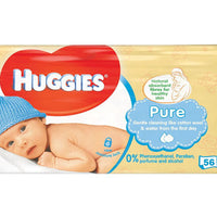 Huggies Baby Wipes Pure 56Ct