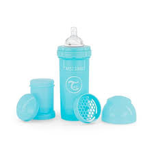 Anti-Colic Baby Feeding Bottle Set 260ml - Pastel Blue