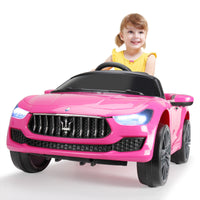 
              TOBBI 12V Maserati Licensed Kids Ride on Car Battery Powered Toy Car W / Remote Control, LED, MP3, Xmas Gift for Boys Girls
            