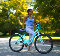 
              Kent Bicycles 26 inch Ladies Sea Change, Beach Cruiser Bicycle, Blue. MOUA
            