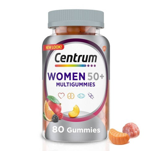 Centrum Women 50+ Multi Gummy - 80ct DLC: 02/23