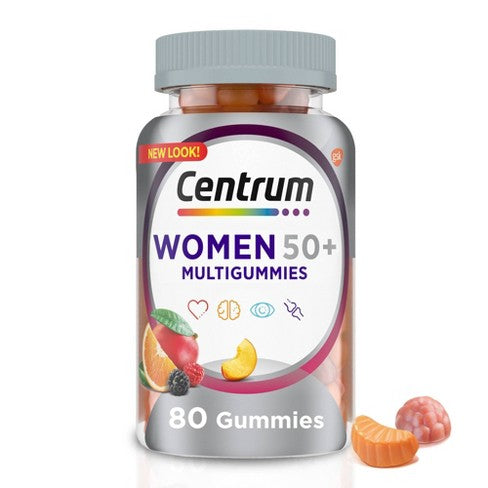 Centrum Women 50+ Multi Gummy - 80ct DLC: 02/23