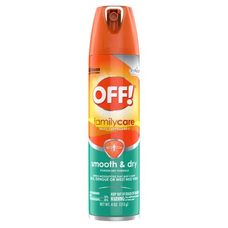 OFF! 4oz Familycare Smoot& Dry Aerosol Repellant