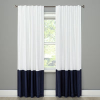 95"x50" Blackout Color Block Curtain Panel Blue - Project 62™