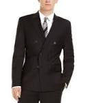 Black Solid Jacket 46 T/L39.5 BLACK