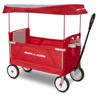 
              Radio Flyer 3 in 1 EZ Fold Wagon with Canopy - Red (1+ years)
            
