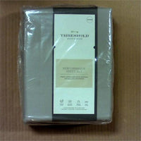 
              Queen 300 Thread Count Ultra Soft Fitted Sheet Radiant Gray - Threshold™
            