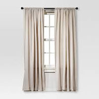 84"x54" Farrah Curtain Panel Cream - Threshold