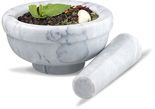 Ensemble mortier et pilon Sagler Marble Grey 4,5