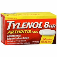 TYLENOL 8 Hour Arthritis Pain Tablets 24 ct DLC: FEV/2024MCI