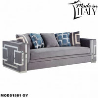 Soda & Loveseat Set - Available IN Grey & Silver