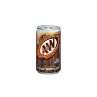 A&W Root Beer  Mini Cans 221mL DLC: 22-OCT22
