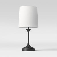 
              Metal Stick Lamp Mini Lamp (Includes LED Light Bulb) Black - Threshold™
            