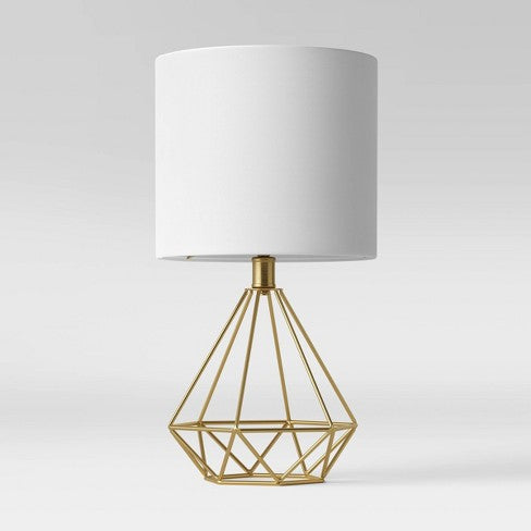 Wire Geo Table Lamp Brass - Project 62