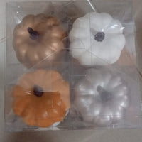 8pk Mini Metallic Painted Harvest Pumpkin - Spritz™️. MOUA