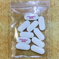 10 Tablets Bayer Aspirin Back & Body Extra Strength Coasser Caplets - DLC: 02/23