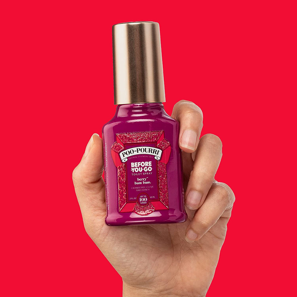 2oz 'Before You Go Toilet Spray' Berry Bum Bum Pink - Poo-Pourri