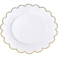 
              Assiettes à bord festonné 10 Pcs
            