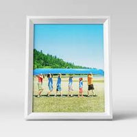 8" x 10" Wedge Picture Frame White - Room Essentials™