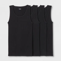 Men's Ribbed Tanks - Goodfellow & Co™ Black