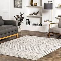 
              nuLOOM Moroccan Blythe Area Rug, 4' x 6', x Grey/Off-white
            