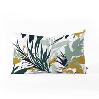 
              Marta Barragan Camarasa Art Nature Brushstrokes Oblong Lumbar Throw Pillow Green - Deny Designs
            
