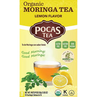 Pocas Organic Moringa Tea with Lemon 20 Bags DLC: 04/23 MCI