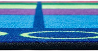
              Tapis pour enfants 8612 Tapis de siège coloré 7'6" x 12', rectangulaire, multicolore
            