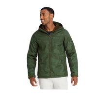 All In Motion Mens Soft Shell Sherpa Camo Hooded Jacket Coat XXL Olive Green NWT