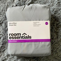 
              Full Easy Care Solid Sheet Set Navy - Room Essentials™
            