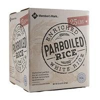 Member'smark Member's Mark Parboiled White Rice 25 Lb., 25 Pound DLC: JUL22
