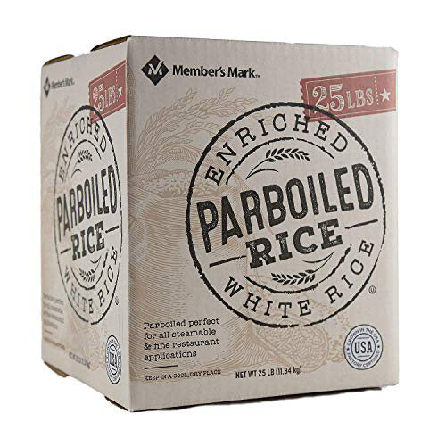 Member'smark Member's Mark Parboiled White Rice 25 Lb., 25 Pound DLC: JUL22