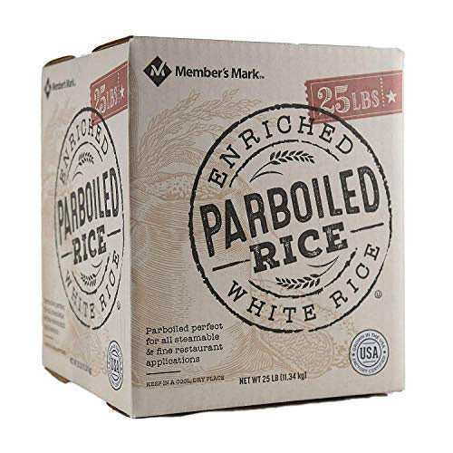 Member'smark Member's Mark Parboiled White Rice 25 Lb., 25 Pound DLC: JUL22