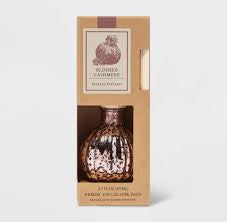 2.7 fl oz Mercury Glass Blushed Cashmere Oil Reed Diffuser - Threshold