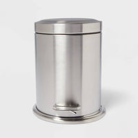 Stepcan Wastebasket Brushed Nickel - Threshold