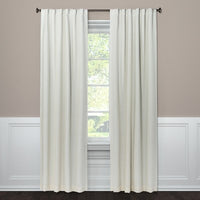 CURTAIN PNLS WHITE LINEN ARUBA 84"