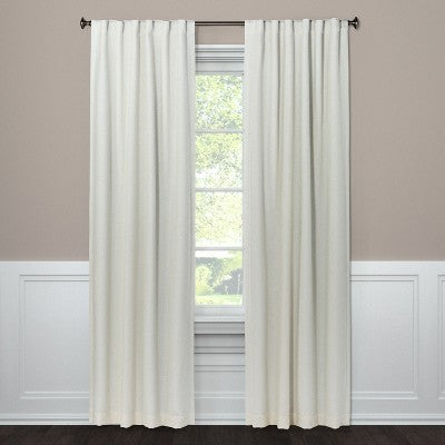 CURTAIN PNLS WHITE LINEN ARUBA 84