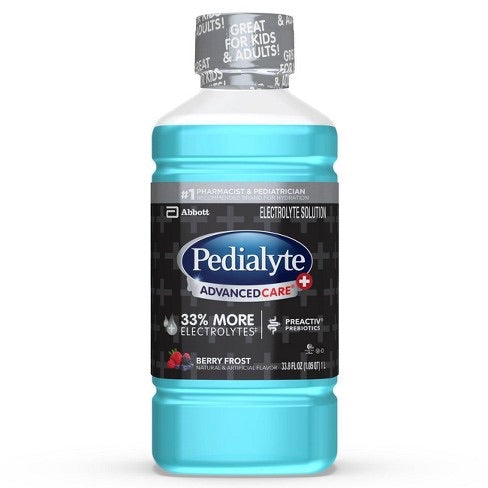 Pedialyte AdvancedCare Plus Electrolyte Solution - Berry Frost 1L DLC:1MAY/22