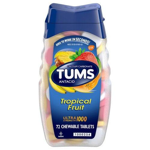 Tums Antacid Calcium Supplement - Ultra 1000 72 DLC: JUIL29